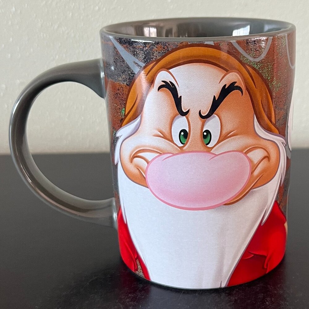 Disney Grumpy Proud Since 1937 Mug Gray Ceramic Coffee Mug Jerry Leigh 16oz Cup